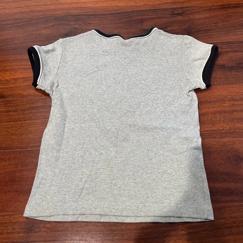 Vintage 1997 Warner Bros Studio Store Kids Bugs Bunny Ringer T-Shirt Gray XL 90s
